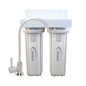 Stefani Twin Stage Undersink Water Filtration System - Lead Free