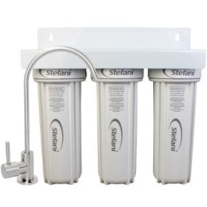 Stefani Triple Stage Undersink Water Filtration System - Lead Free