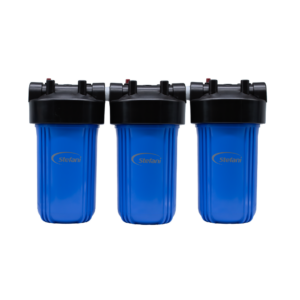 Stefani Triple Whole House 10" Filter System [WHF-TR10-LF]